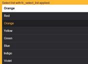 Fashion Animated jQuery Select List Replacement - FC Select List