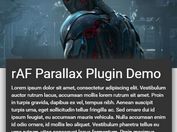 Fast Parallax Scrolling Effect With jQuery And CSS3 - ParallaxJS