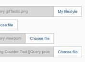 Simple Clean File Input Replacemenet  - jQuery Filestyle