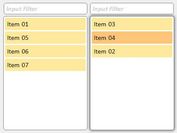 Easy Filterable Dual List Box Plugin - jQuery DualSelectList