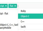 <b>Flat jQuery Tags Input Plugin with Autocomplete - inputTags</b>