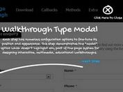 Flexible and Interactive jQuery Page Walkthrough Plugin