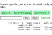 Flexible jQuery Tags Management Plugin - tagtacular