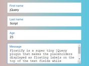Floating Form Field Labels With jQuery And CSS3 - Floatify