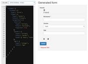 Build HTML Form From JSON Schema - jQuery JSON Form