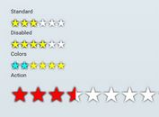 Star Rating Plugin With Fractional Rating Support - jsRapStar