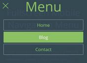 Fullscreen Mobile Navigation Menu with jQuery and CSS3