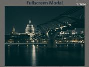 Fullscreen Modal Using jQuery and CSS3 Transitions / Transforms