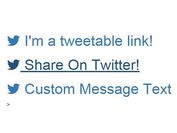 Generating Custom Twitter Share Links with jQuery - Tweetable