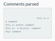 Get Text Inside HTML Comment Tag - jQuery Comments.js