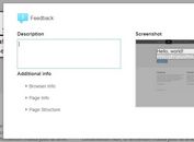 Google Style Feedback Tool with jQuery and HTML2Canvas - Feedback