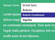 Google Web Font Picker Plugin With jQuery And jQuery UI - Webfont selector