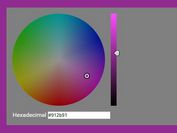Color Wheel Style HSV/HEX Color Picker Plugin With jQuery