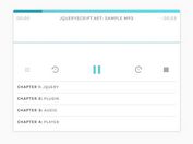 Simple Clean HTML5 Audio Player With jQuery