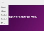 Adaptive Hamburger Menu With jQuery And CSS3