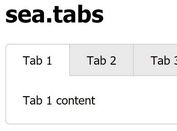 Handy Tabs Component with jQuery and CSS - sea.tabs
