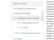 Highly Configurable jQuery Table of Contents Plugin - TocJS