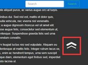 Highly Customizable jQuery Back To Top Plugin - go2top
