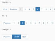 Highly Customizable jQuery Pagination Component - jqPaginator