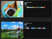 Image Color Palette Generating Plugin - Color Thief