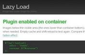 <b>Image Lazy Loader Plugin for jQuery - lazyload</b>