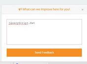 Interactive Feedback Form Using jQuery and CSS3