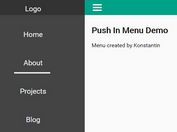 Left-to-right Push Menu With jQuery And CSS3