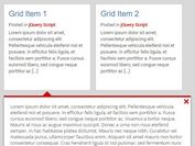 Lightweight Grid View With Expanding Preview - Inline Popup