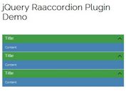 Lightweight Responsive Accordion Plugin For jQuery - raaccordion