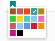 Lightweight jQuery Color Picker Plugin For Bootstrap - Colorselector