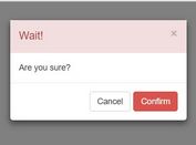 Lightweight jQuery Confirmation Modal For Bootstrap