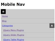Lightweight jQuery Mobile Collapsible Menu - Mobile Navigation