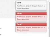 Lightweight jQuery Notification & Alert Message Plugin - AlertView