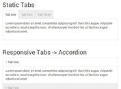 Lightweight jQuery Responsive Tabs To Accordion Plugin - smartTabs