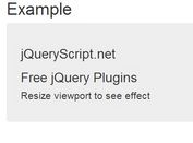 Lightweight jQuery Responsive Text Plugin