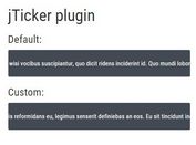 Lightweight jQuery Text Ticker/Scroller Plugin - jticker