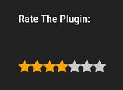 Minimal HTML List Based Star Rating Plugin - jQuery StarRating