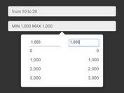 List-style Range Selector Plugin For Bootstrap - bootstrap-range