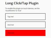 Long Click/Tap Event Detection With jQuery - long_tap.js