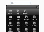 Mac OS Like Directory / File Browser Plugin For jQuery - File Browser