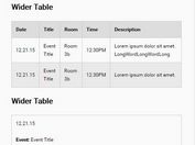 Make Wide Tables More Readable On Mobile - jQuery Responsive Tables