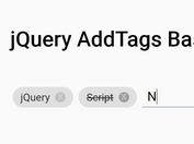 Material Inspired Tag Input Plugin For jQuery - AddTags