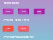 Material Ripple Animation On Click - jQuery rippler.js