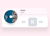 Minimal Audio Player With Spinning Images - minimal-player