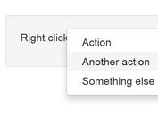 Minimal Context Menu Plugin For jQuery / Bootstrap