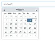 Minimal Date Picker Plugin For jQuery - minical