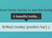 Minimal HTML5 Tooltip Plugin For jQuery - jquery.tooltip.js