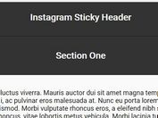 Minimal Instagram-style Sticky Header Plugin With jQuery - Stickish