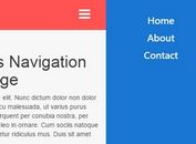 Minimal Off-canvas Navigation with jQuery and CSS3