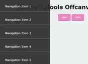 Minimal Overlaying Off-canvas Plugin With jQuery - Iptools Offcanvas